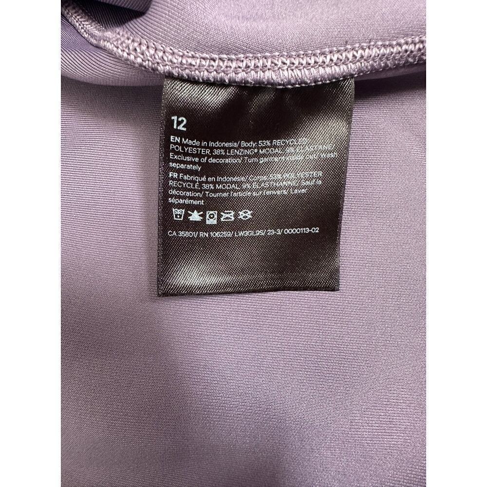 Lululemon Perfectly Oversized Cropped Crew Softstreme Size 12 Velvet Dust - Picture 4 of 6